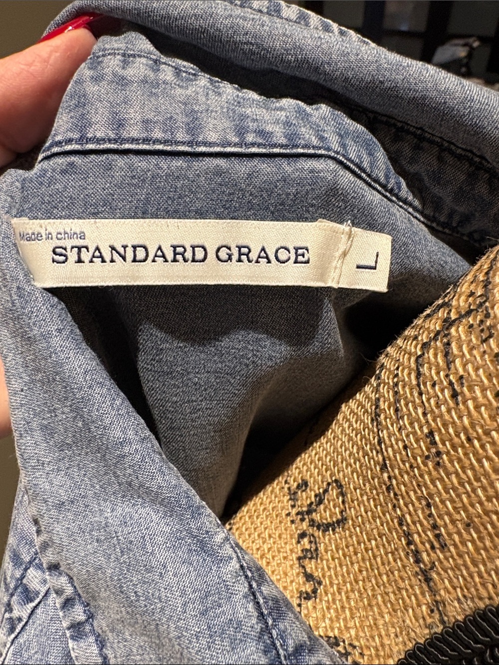 Light Blue Denim Shirt Dress - Brand: - Picture 10 of 10